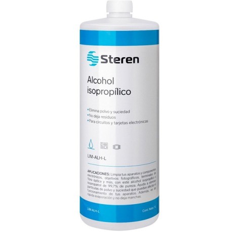Alcohol Isopropílico Limpiador de Circuitos de 1 litro marca Steren
